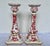 Red 1981 Royal Crown Derby "Red Aves" Fine Bone China Candlesticks - A Pair For Sale - Image 8 of 18