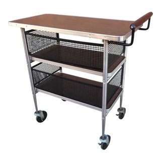 Vintage Industrial Airline Cart For Sale
