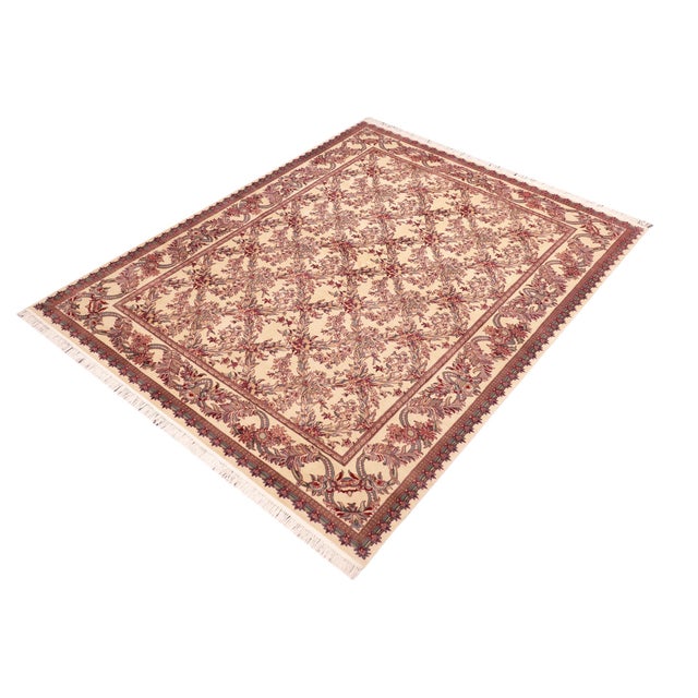 Designed with mesmerizing intricacy and gorgeous color palette, this hand-knotted masterpiece demonstrates the beauty and...