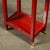 Mid-Century Side Table in Smoked Ruby Cobra With Brass Castors by Karl Springer For Sale - Image 9 of 15