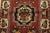 Bakhtiari Rug 3’6” X 4’9” Red Wool Vintage Traditional Hand-Knotted Carpet For Sale - Image 4 of 11