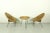 Vintage Italian Rattan Basket Chairs and Bistro Table Set, 1960s, Set of 3 For Sale - Image 13 of 18