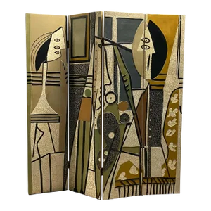 The Artist and the Model Folding Screen, Designed After Picasso