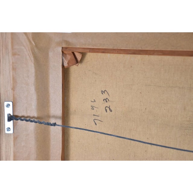 Italian Antonio Divity (Italy, 1901-1993) Oil on Canvas, Winter Village Scene For Sale - Image 3 of 8