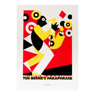 2021 Masters of Serigraphy Posters, Individual Print, Tim Bernes' Paraphrase , Niklaus Troxler For Sale