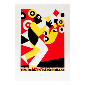 2021 Masters of Serigraphy Posters, Individual Print, Tim Bernes' Paraphrase , Niklaus Troxler