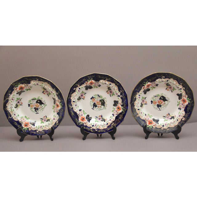 Soup Bowls from Mason's Ironstone, 1840, Set of 6 For Sale - Image 3 of 9