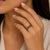 18k Rose gold ring by David Vangelder of Paris with 67 round sapphires weighing approximately 1.25 carats. Signed and...