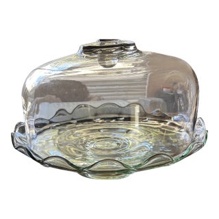 Vintage Princess House Cake Plate and Dome For Sale