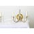 French Vintage Brass and Crystal Wall Sconces - A Pair For Sale In Baton Rouge - Image 6 of 12
