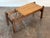 1970s French Brutalist Solid Oak Coffee Table With Magazine Holder For Sale - Image 10 of 13