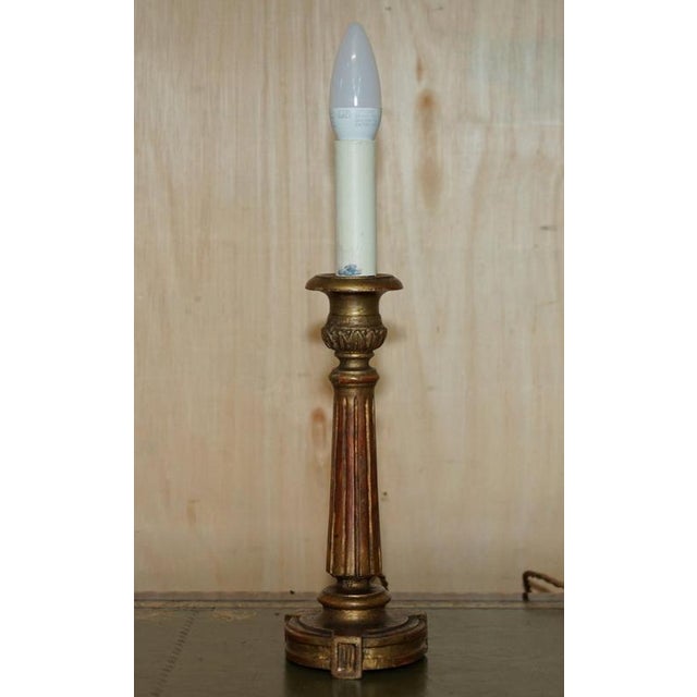 1900 Corinthian Pillar Desk Lamps Converted from Candelabras, Set of 2 For Sale - Image 9 of 17