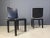 Black Leather Dining Chairs by Arper Italy, 1980s, Set of 4 For Sale - Image 7 of 10