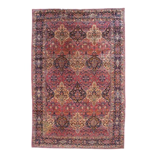 Antique Persian Lilihan Rug, 11'06 X 17'04 For Sale