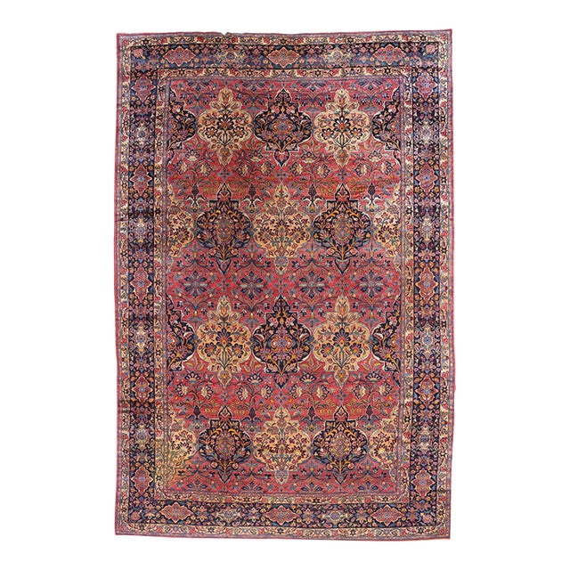 Antique Persian Lilihan Rug, 11'06 X 17'04 For Sale