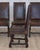Wood Set of Six 19th Century Spanish Leather Dining Chairs For Sale - Image 7 of 9