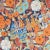 Schumacher Schumacher X Clements Ribeiro Fairie Garden Fabric in Orange & Navy For Sale - Image 4 of 4