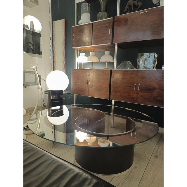 Metal Fascia Specchiata Coffee Table by Luigi Caccia Dominioni for Azucena, 2000s For Sale - Image 7 of 8