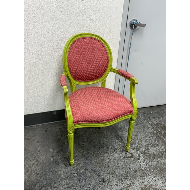 Custom Louis XVI-Style Armchair For Sale - Image 12 of 12