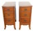 Tall and Narrow Mahogany Nightstands End Bedside Tables a Pair 6658 For Sale