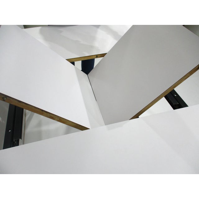 Knoll T Angle Extension Dining Table by Florence Knoll For Sale - Image 9 of 12