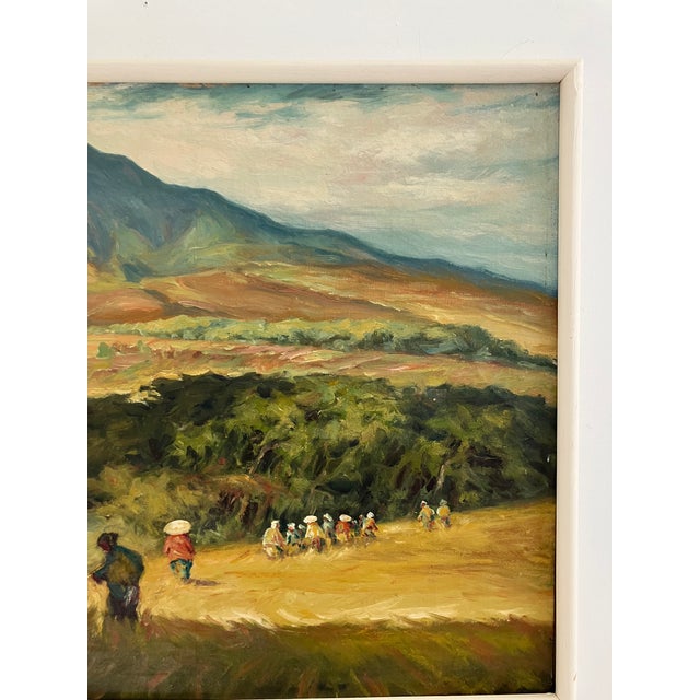 1960s Landscape Painting by Lammeree, Mid-20th Century For Sale - Image 5 of 14