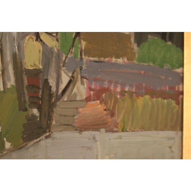 Sven Olof Rosén, View, 1950s, Oil on Panel, Framed For Sale - Image 11 of 16