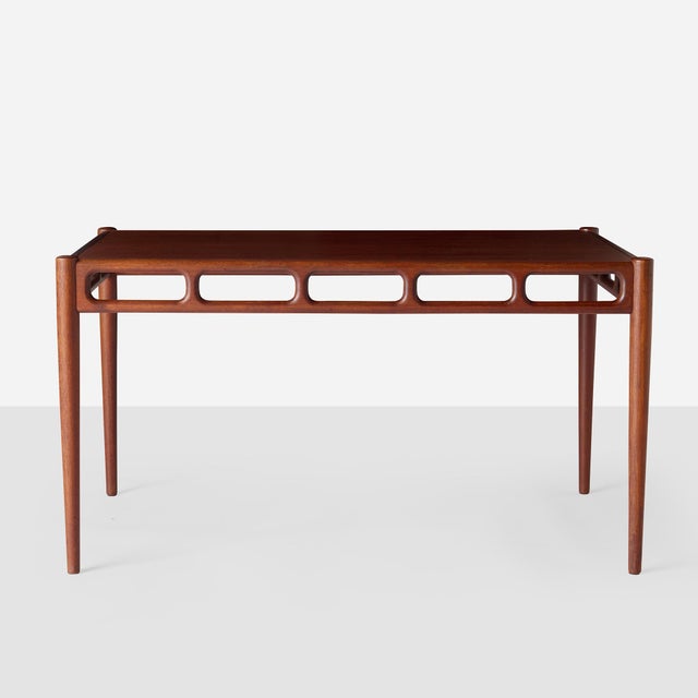 Mid-Century Modern Teak Coffee Table by Ejnar Pedersen for PP Furniture For Sale - Image 3 of 7