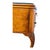 Vintage 1930s Queen Anne Style Burl Wood Writing Desk With Beveled Glass Top For Sale - Image 14 of 17