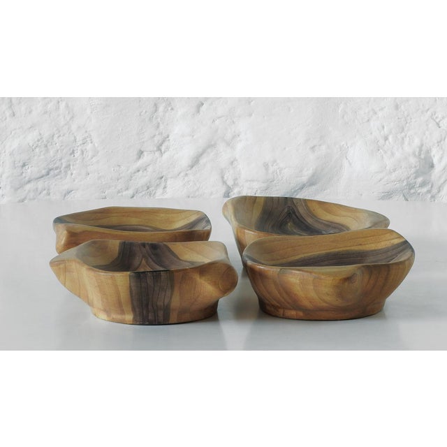 Ceramic Bowls by Grandjean-Jourdan, Vallauris, France, 1950s, Set of 4 For Sale - Image 4 of 10