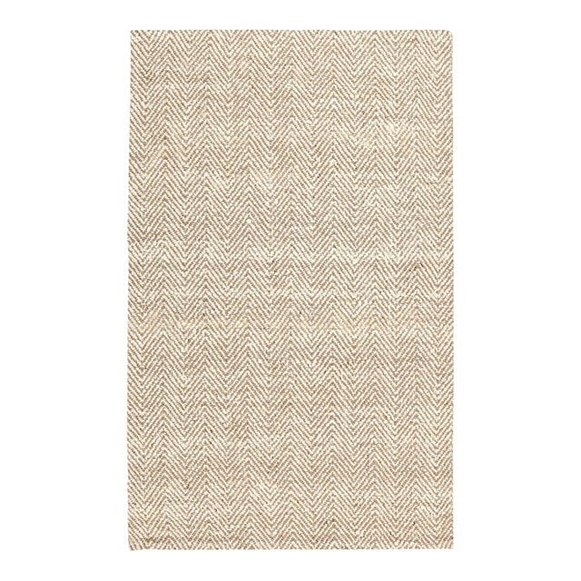 Chevy Jute Chenille Ivory Rug - 5 X 8 For Sale