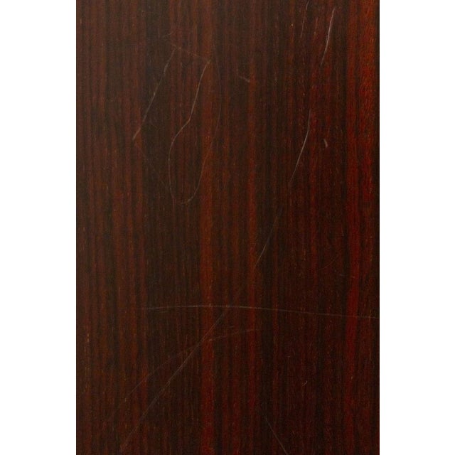 Brown Rotating Mirror with Shelves and Coat Hanger, 1970s For Sale - Image 8 of 14