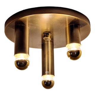 Vintage Ceiling Lamp in Brass-Colored Metal by Helestra, 2000s For Sale