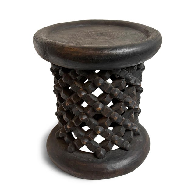 Vintage Bamileke Small Stool For Sale - Image 4 of 4