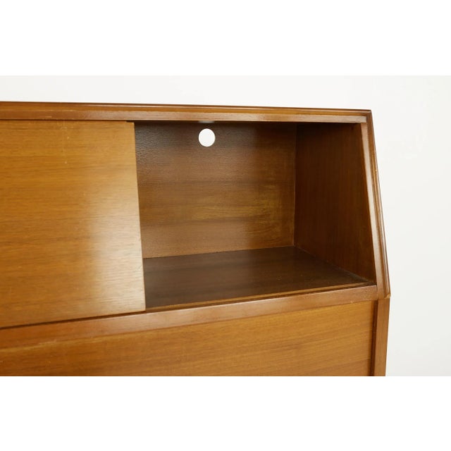 Rway Mid Century Storage Headboard For Sale - Image 9 of 13