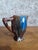 Art Deco Vallauris Coffee Service with Cobalt Blue Flamed Glaze, 1950s, Set of 15 For Sale - Image 16 of 18