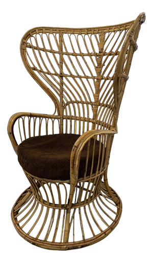 Vintage Wicker Chair, 1960s