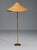 V. Soini Oy, Finnish Mid-Century Modern, Rare Floor Lamp, Brass, Leather, Rattan, Finland, 1950s A very rare polished...