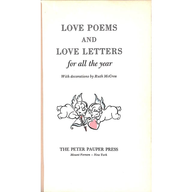 Various Authors [61] pp. The Peter Pauper Press 1958 7 1/2" x 4 5/8" Hand-drawn facsimiles and decorations by Ruth McCrea...