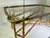 1970s Attributed to Baker Regency Faux Bamboo Rectangular Glass and Brass Coffee Table For Sale - Image 9 of 11