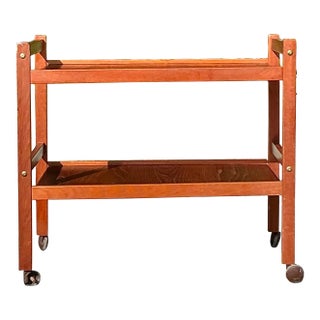 Vintage "Brdr" Furbo Bar Cart For Sale