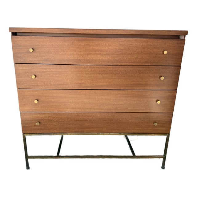1950s Calvin Furniture Irwin Collection Paul McCobb 4 Drawer Chest, Attributed For Sale