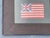 Wood Vintage American Revolution Parade Flag the Grand Union In Antique Oak Frame, 1930 For Sale - Image 7 of 7