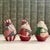 Ceramic Vintage Scioto Santa Figurines: Uncle Sam, Santa Toymaker, Old World Santa, Set of 3 For Sale - Image 7 of 10