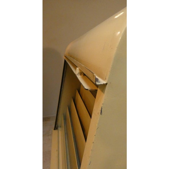 Painted Iron Display Stand with Shutter Closure, Italy, 1960s For Sale - Image 12 of 18