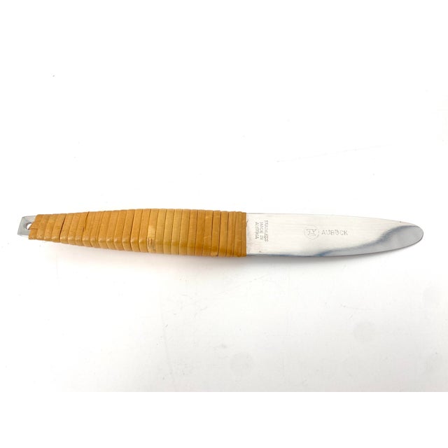 Mid-Century Teak Cutting Board with Integrated Knife by Carl Auböck for Auböck Werkstätten, Austria, 1950s, Set of 2 For Sale - Image 5 of 11