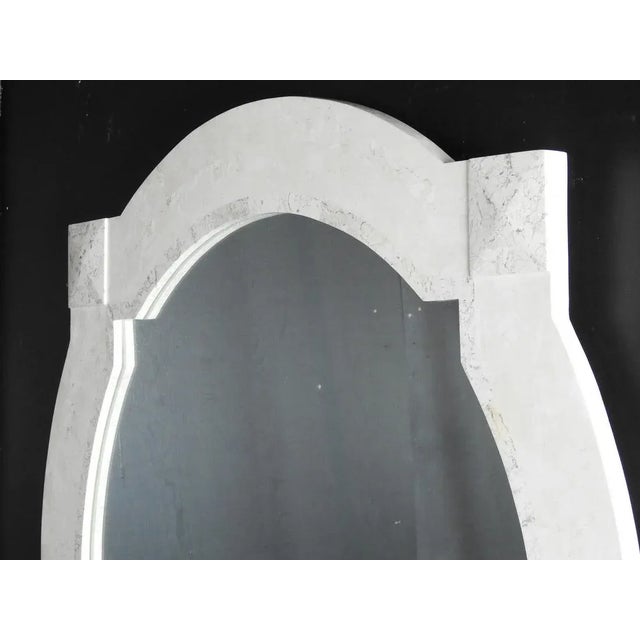 Late 20th Century Maitland Smith Tesselated Marble Console & Mirror - 2 Pieces For Sale - Image 5 of 10