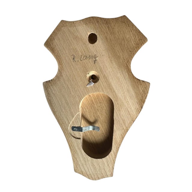 1900 - 1909 1990s Roe Deer Trophy 6 Black Forest Antlers Mount Abnormal For Sale - Image 5 of 5