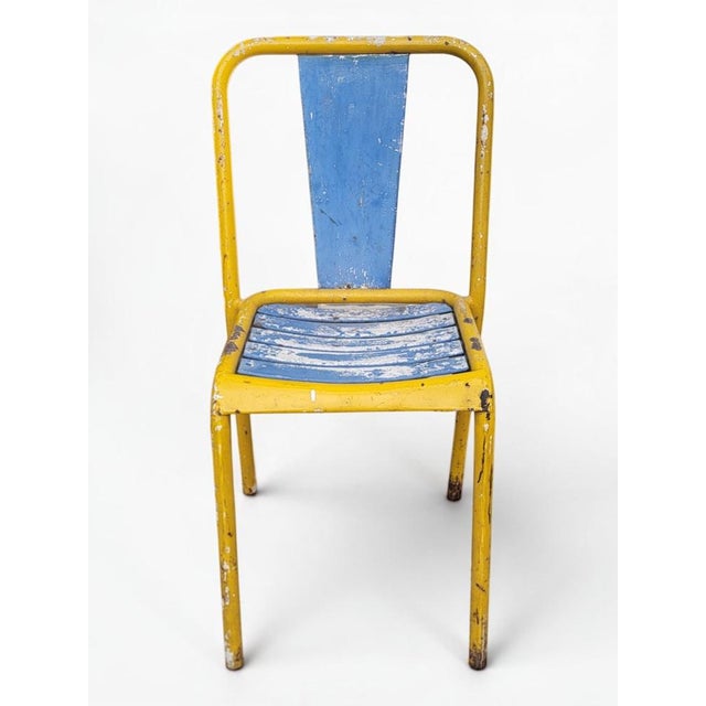 T4 Chairs by Xavier Pauchard for Tolix, 1950s, Set of 3 For Sale - Image 6 of 13