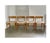 Beautiful set of of 4 (dining) chairs, model 537 oresund. Solid oak with papercord seats. ‘öresund’ is a series of...